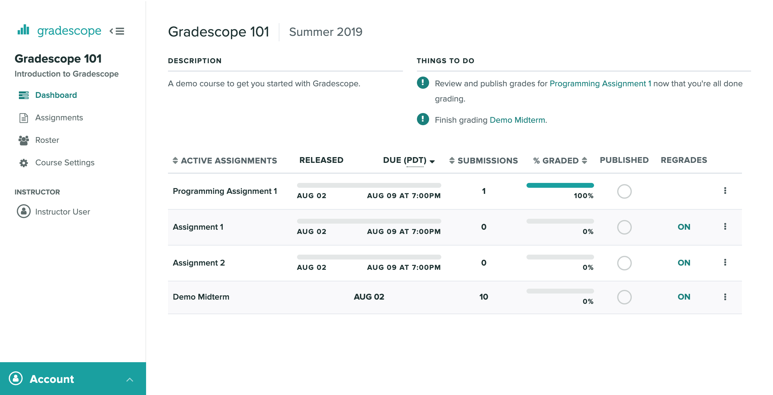 Help Gradescope Help Gradescope